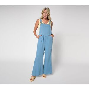 Me by Jennie Garth Women's Dress Sz 16 Regular Lyocell Rinks Blue A691891